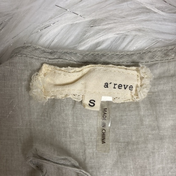 A'Reve Gray and Off White Lace Sleeveless Cottagecore Dress size Small - Picture 12 of 17